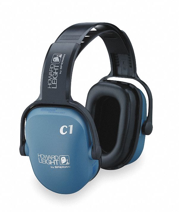 Ear Muff, 20dB, Headband, Blue
