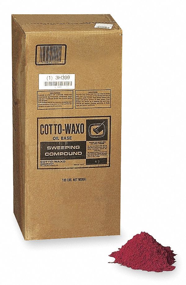 Sweeping Compound, Standard Oil Base, Red