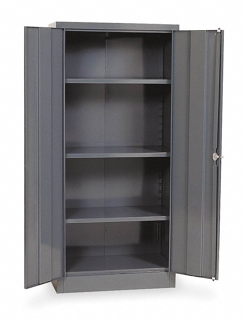 Quick Assembly Cabinet, Unassembled, Gray