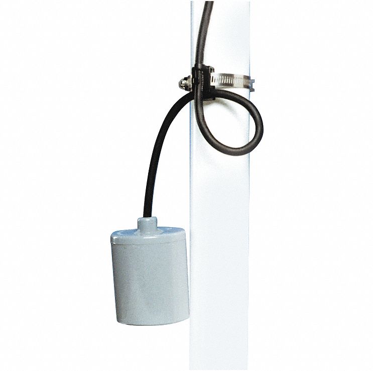 Float Switch, NO, 15 Amp, 230V, 10 Ft Cord