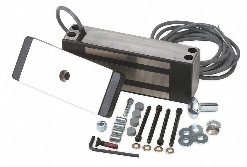 Electromagnetic Lock, 12/24 VDC, 1200 lbs