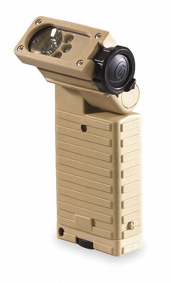Handheld/Hands Free FlashLight, 4 LED, Tan