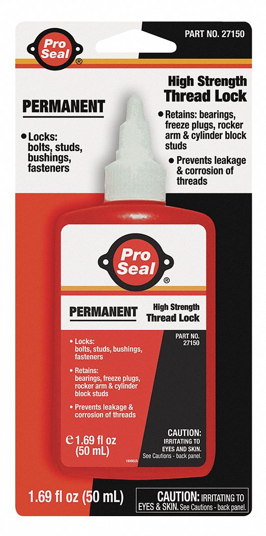 Threadlocker, Permanent, 50mL, Red