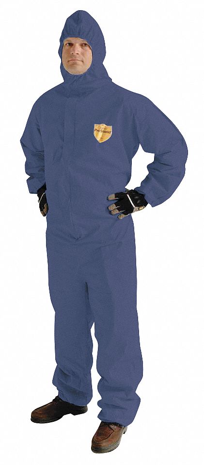Hooded ProShield(R), Blue, Elastic, L, PK 25