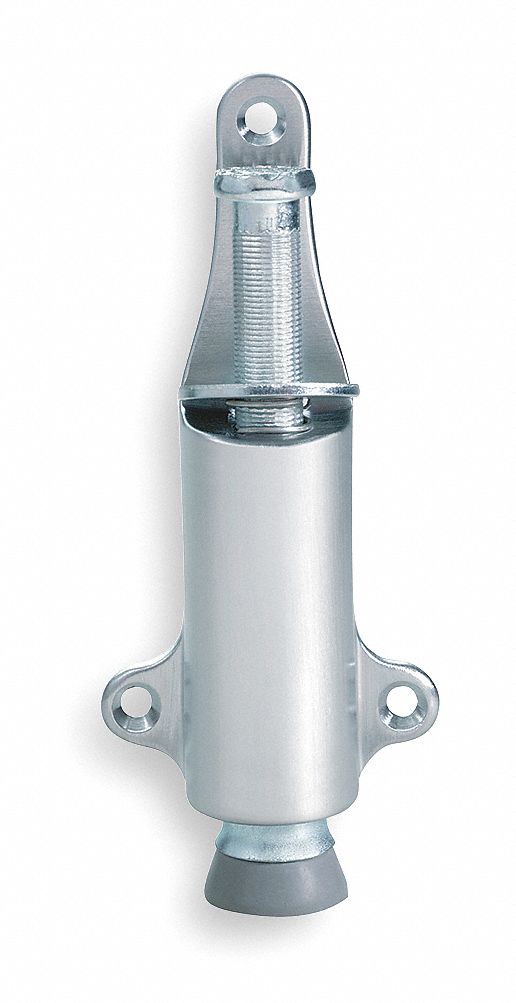 Plunger Door Stop, Satin Chrome
