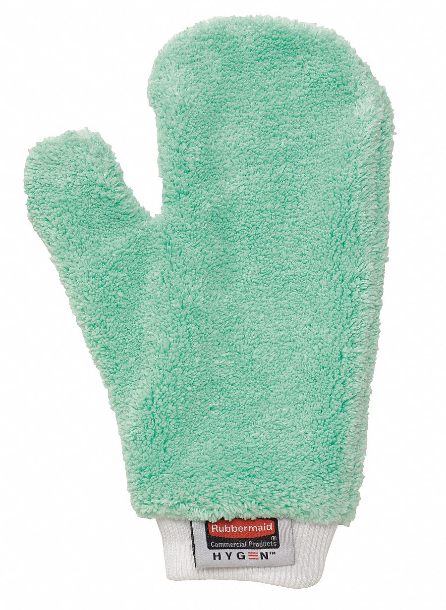 Duster Mitt, Green, Microfiber
