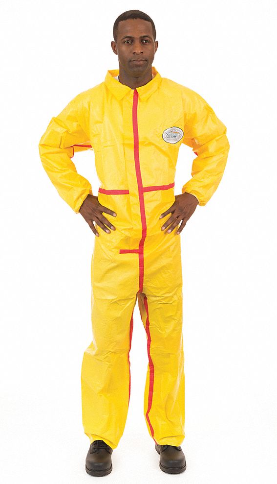 Chemsplash 1(R), Yellow, Elastic, 3XL, PK 6