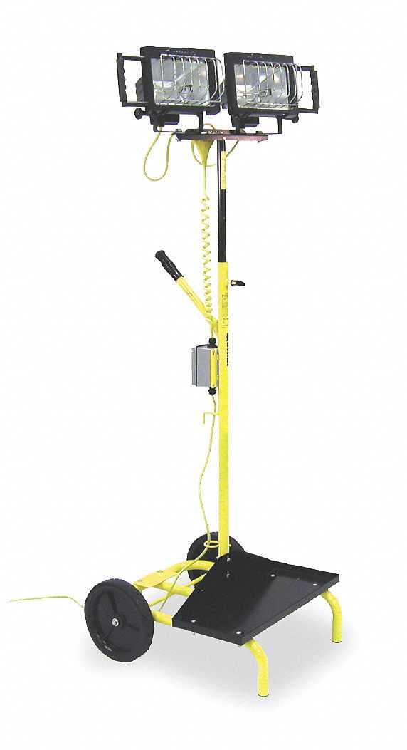 Mobile Worklight , 500 W, 120 V