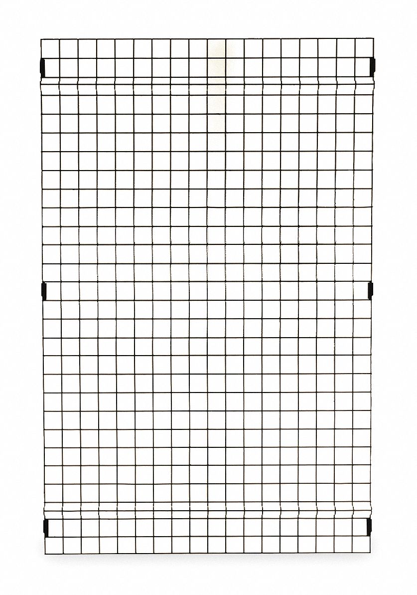 Wire Partition Panel, H 4 Ft, W 8 Ft, 8 Ga