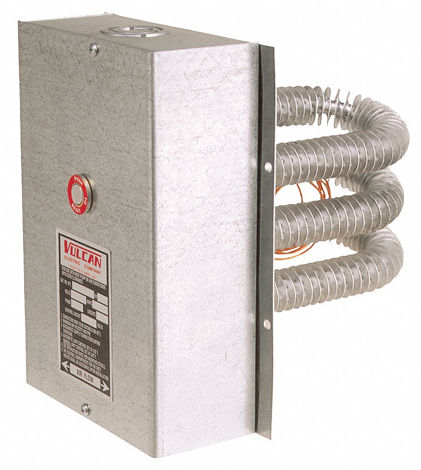 Finned Tubular Air Duct Heater, 480V