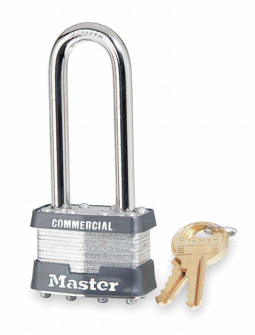 Non Rekeyable Padlock, Steel, KD
