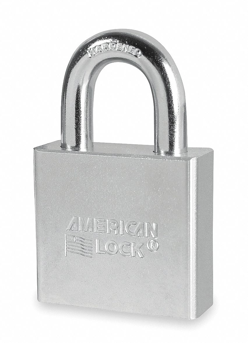 Rekeyable Padlock, Solid Steel, KD