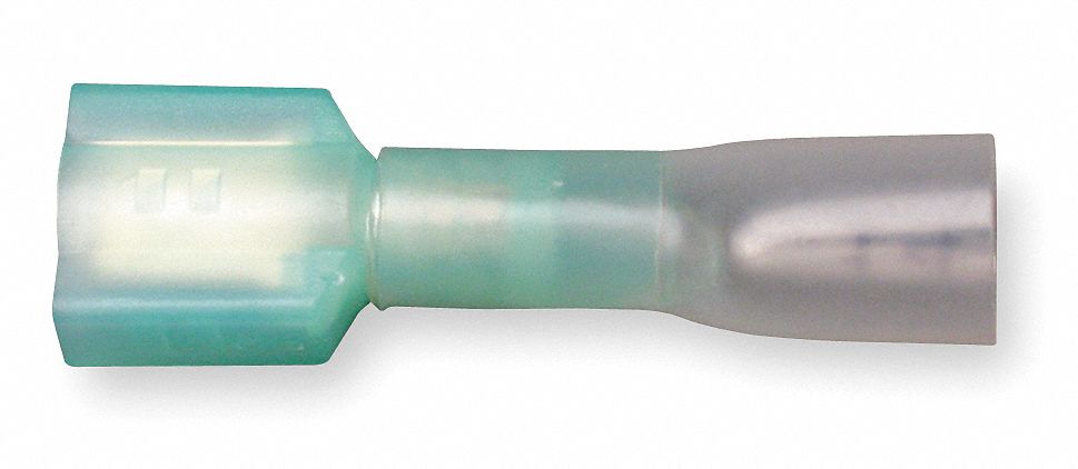 Male Disconnect, Blue, 16 to 14 AWG, PK25