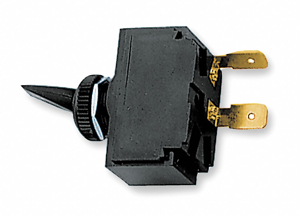 Toggle Switch, SPST, 2 Conn, On/Off