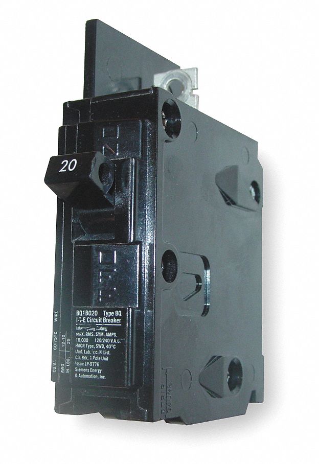 Circuit Breaker, 1Pole, 15A, BQ, 120V, 10kA