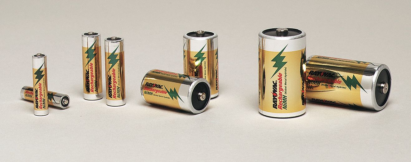 Rechargeable Battery, 3000mAh, 24 hr., PK 2