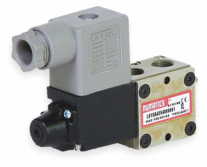 Solenoid Valve, 4 Way, 2 Pos, 1/8NPT
