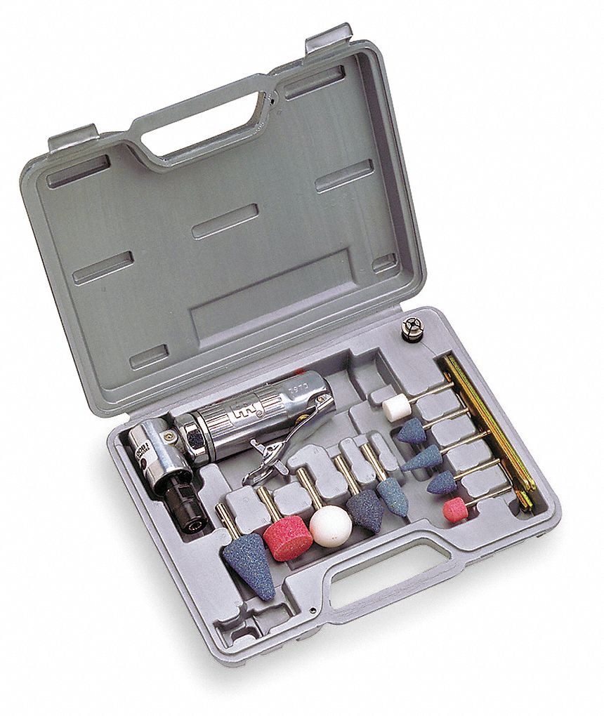 Air Die Grndr, Rt Ang, 20krpm, 0.25hp, 14cfm