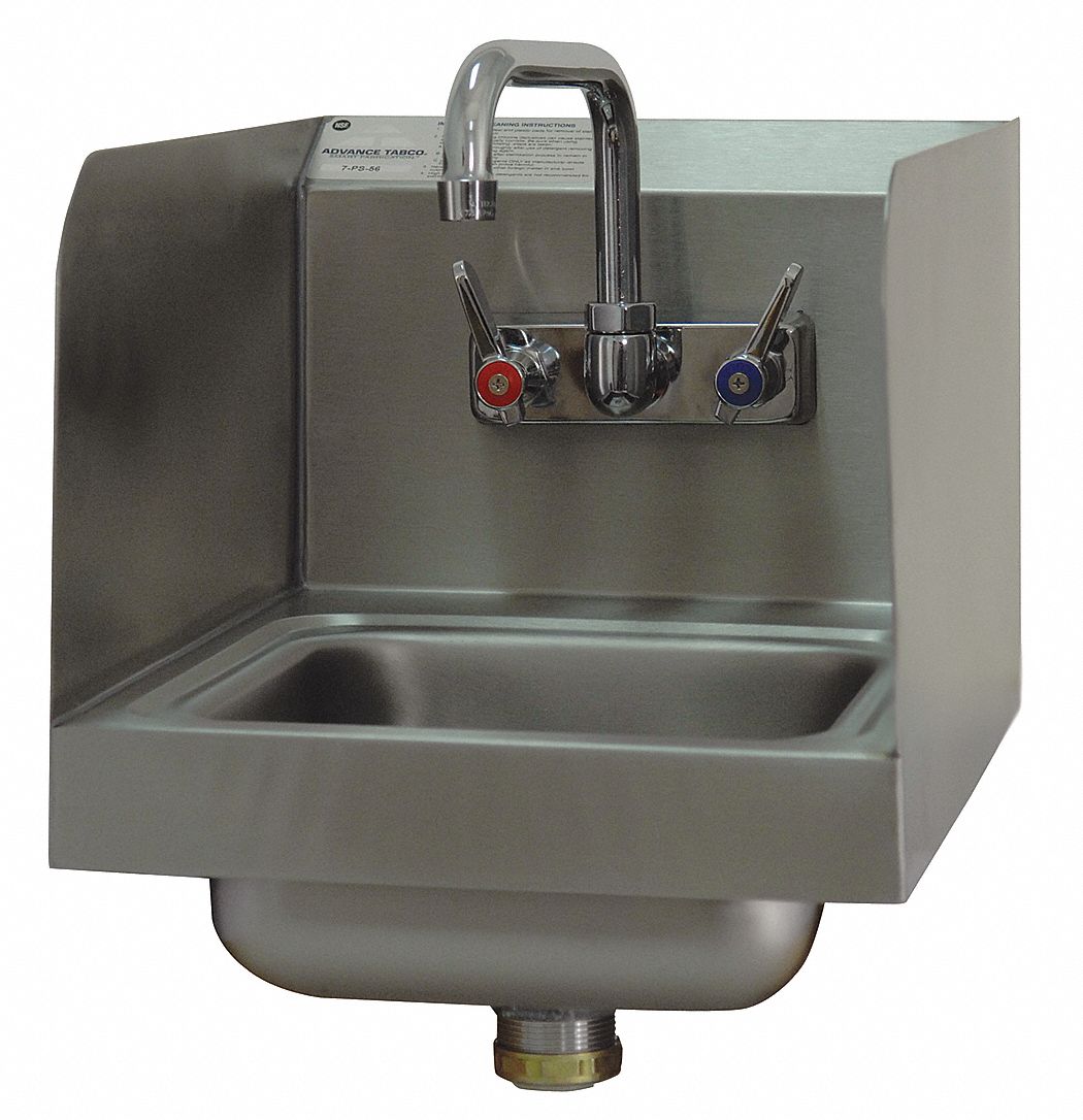 Space Saver Sink with Splash Guard