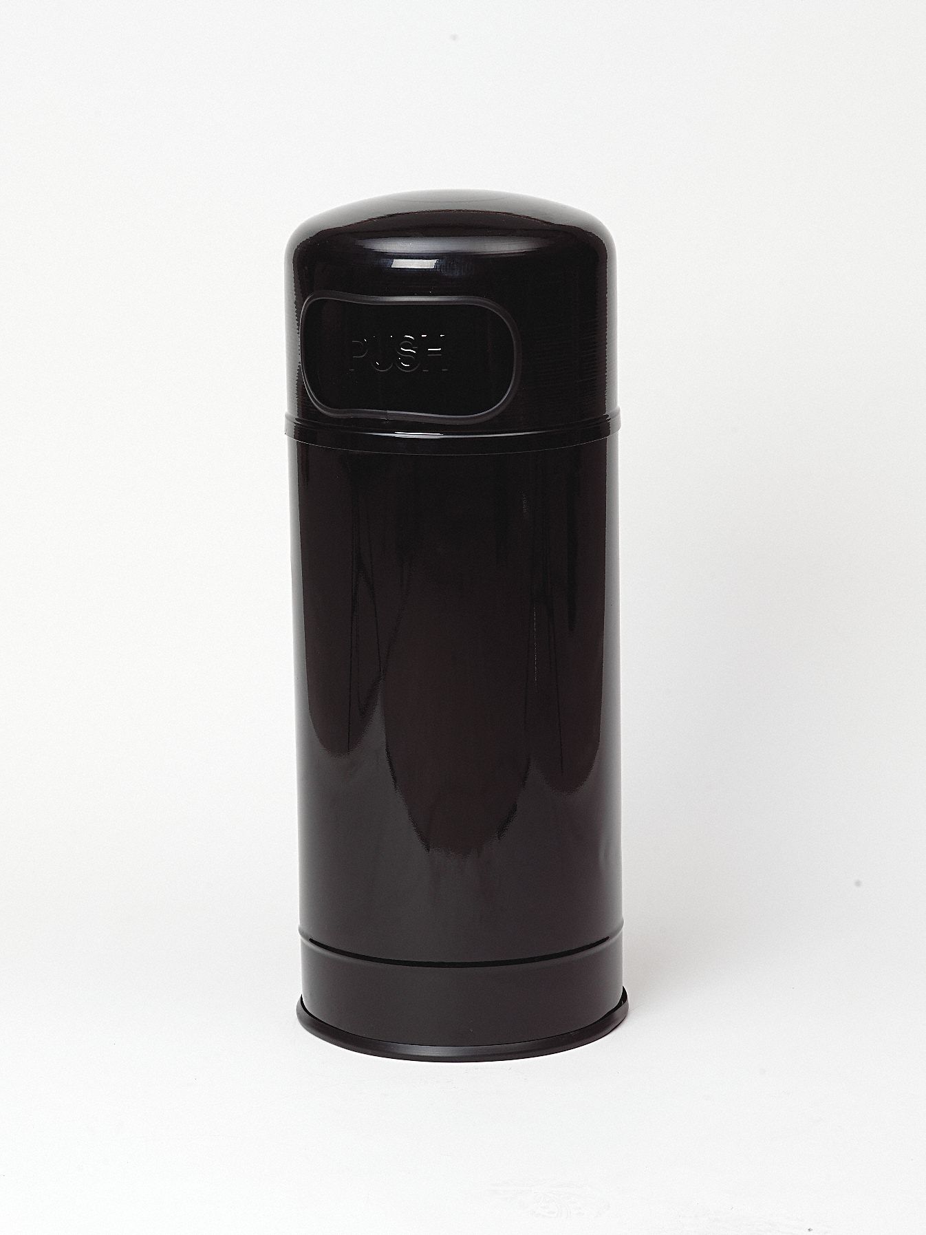 Trash Receptacle, Black Gloss, 14 Gal