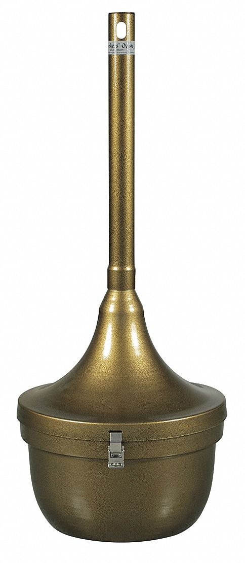 Smoking Receptacle, Free Standing, Gold