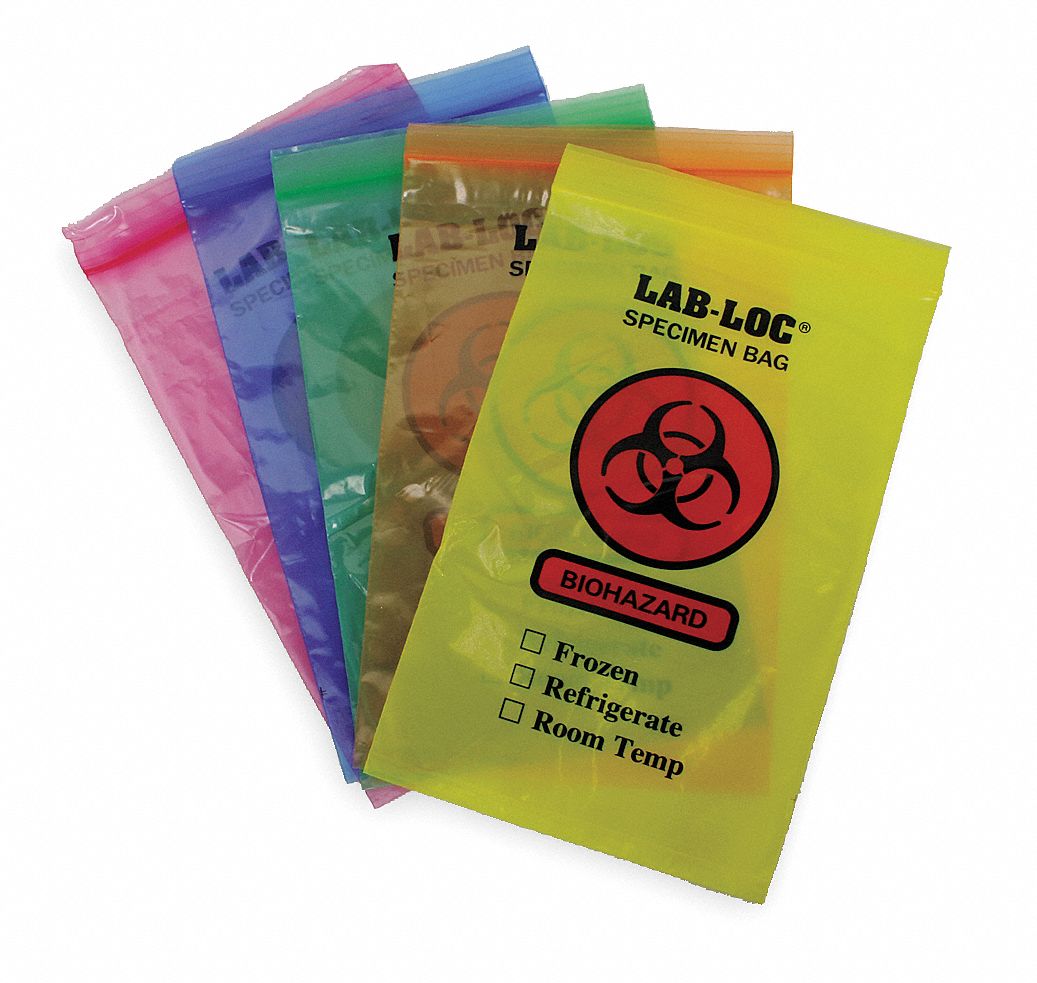 Biohazard Bag, Clear, PK 1000