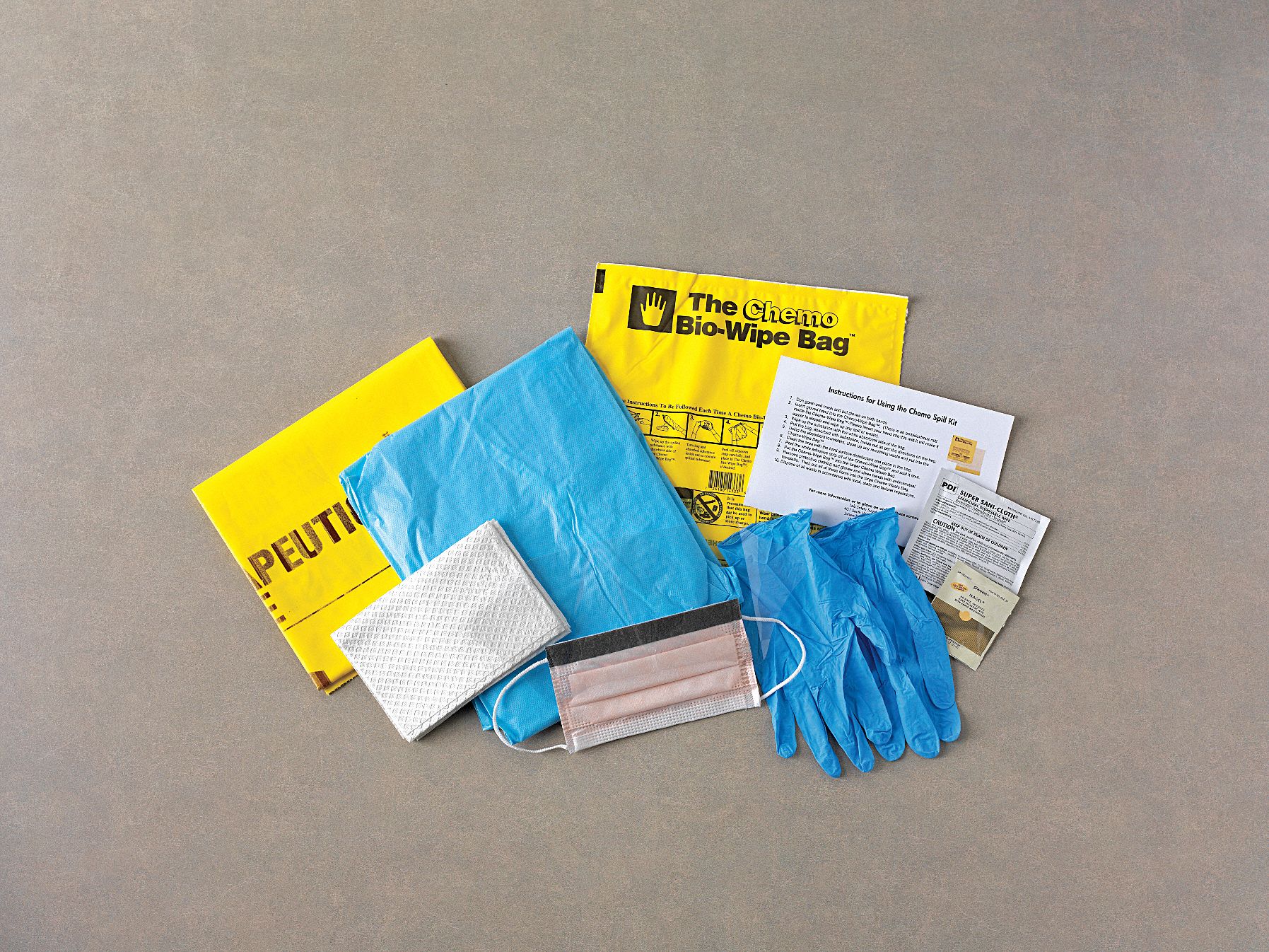 Spill Kit, Clear Ziplock Bag