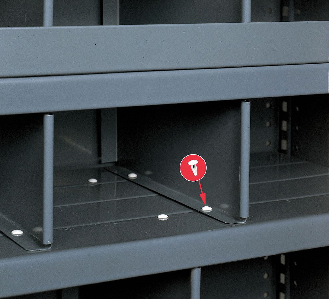 Divider Clip, Bin Unit, Plastic