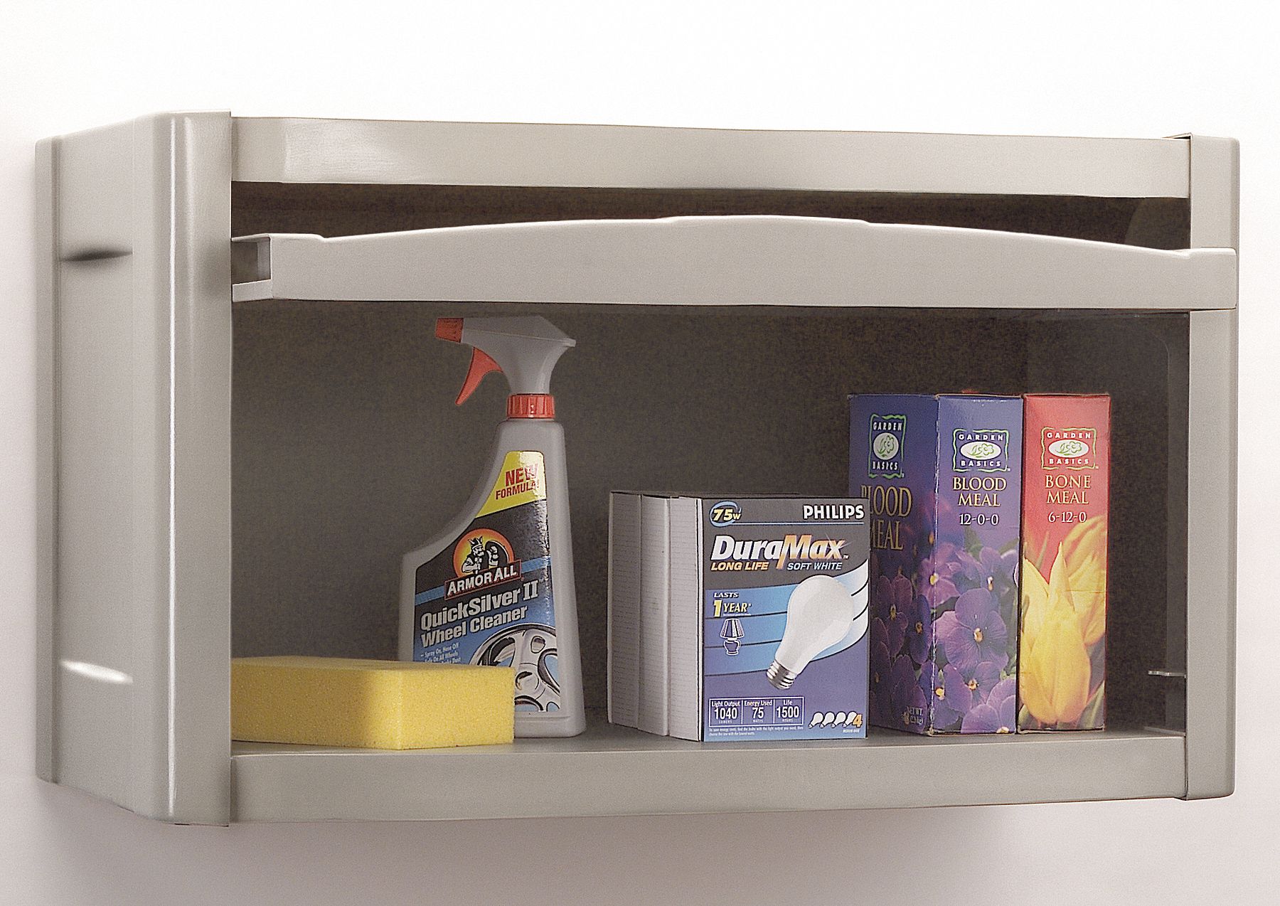 Storage Cabinet, Wall-Mounted, 30x16x18
