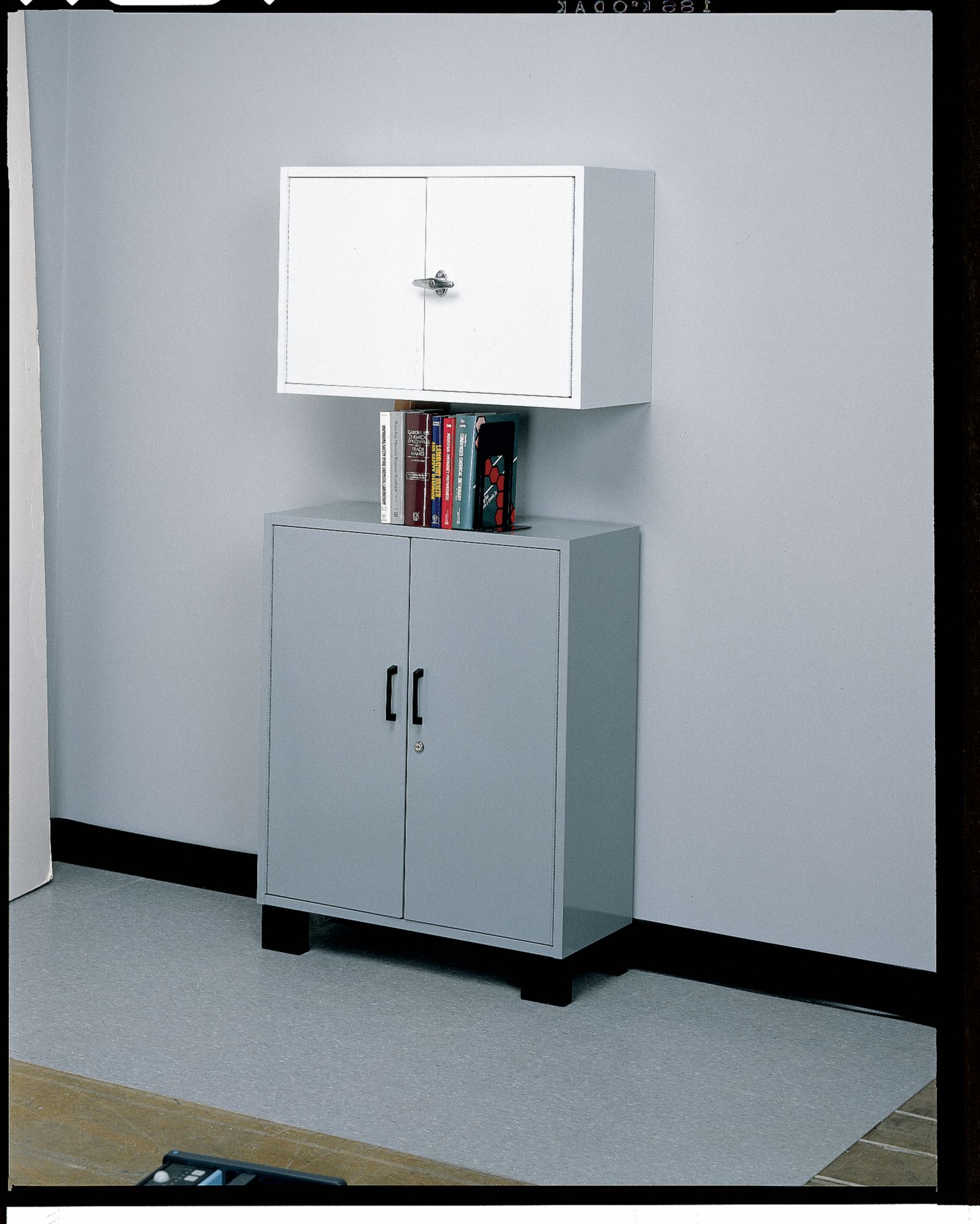 Large Storage Cabinet, H34, W30, D13, Gray