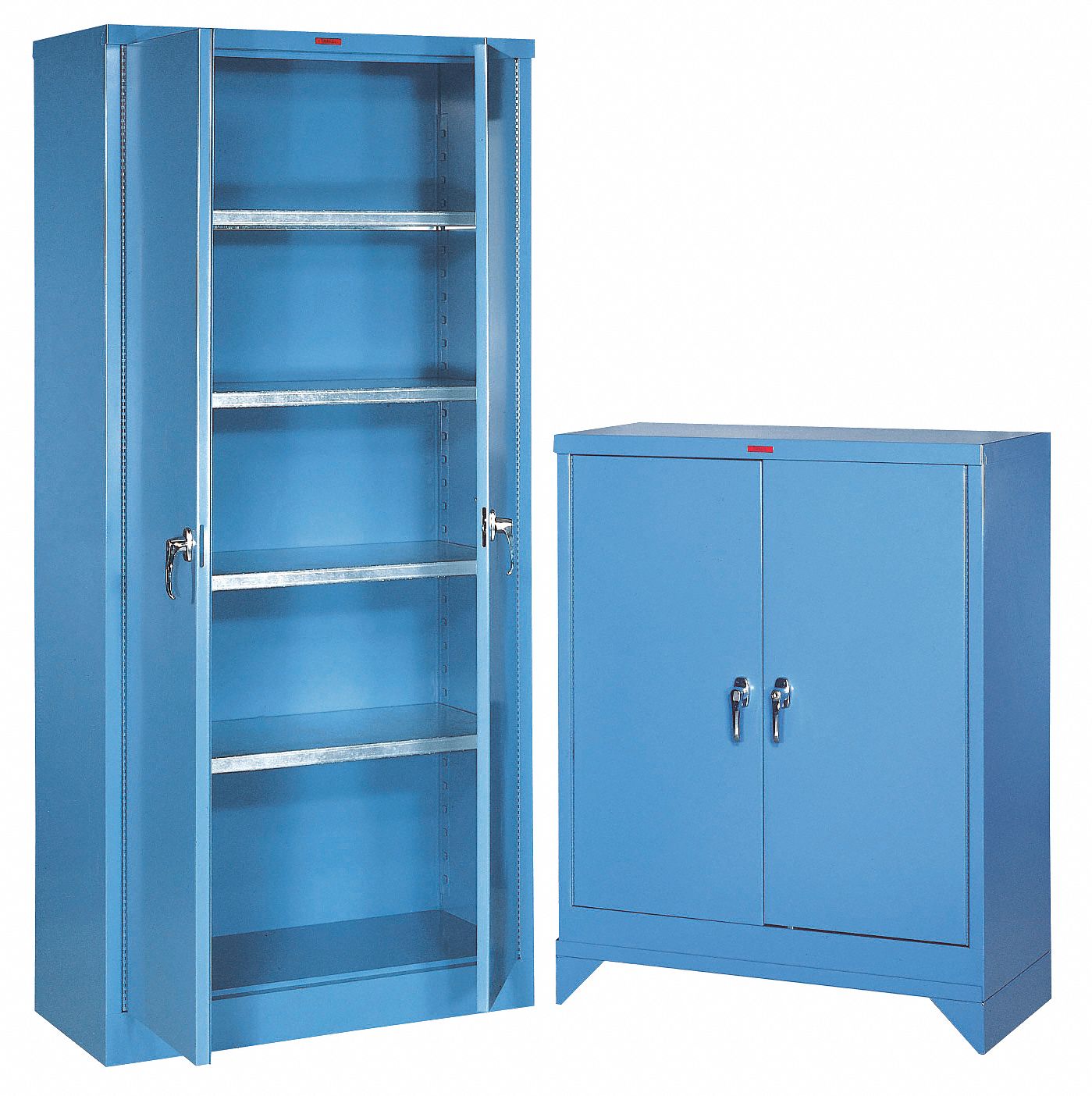 Storage Cabinet, 42x36x18In, Blue