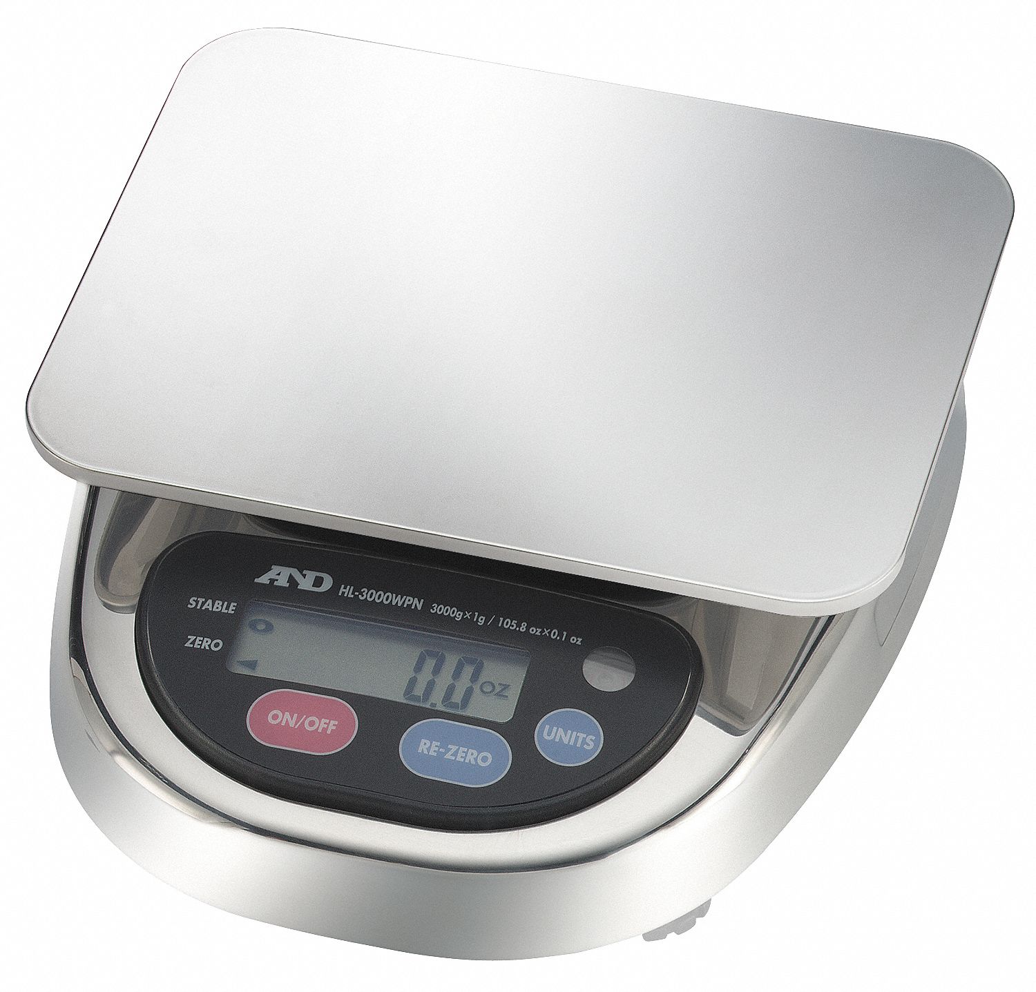 Digital Balance, SS Platform, 3000g Cap.