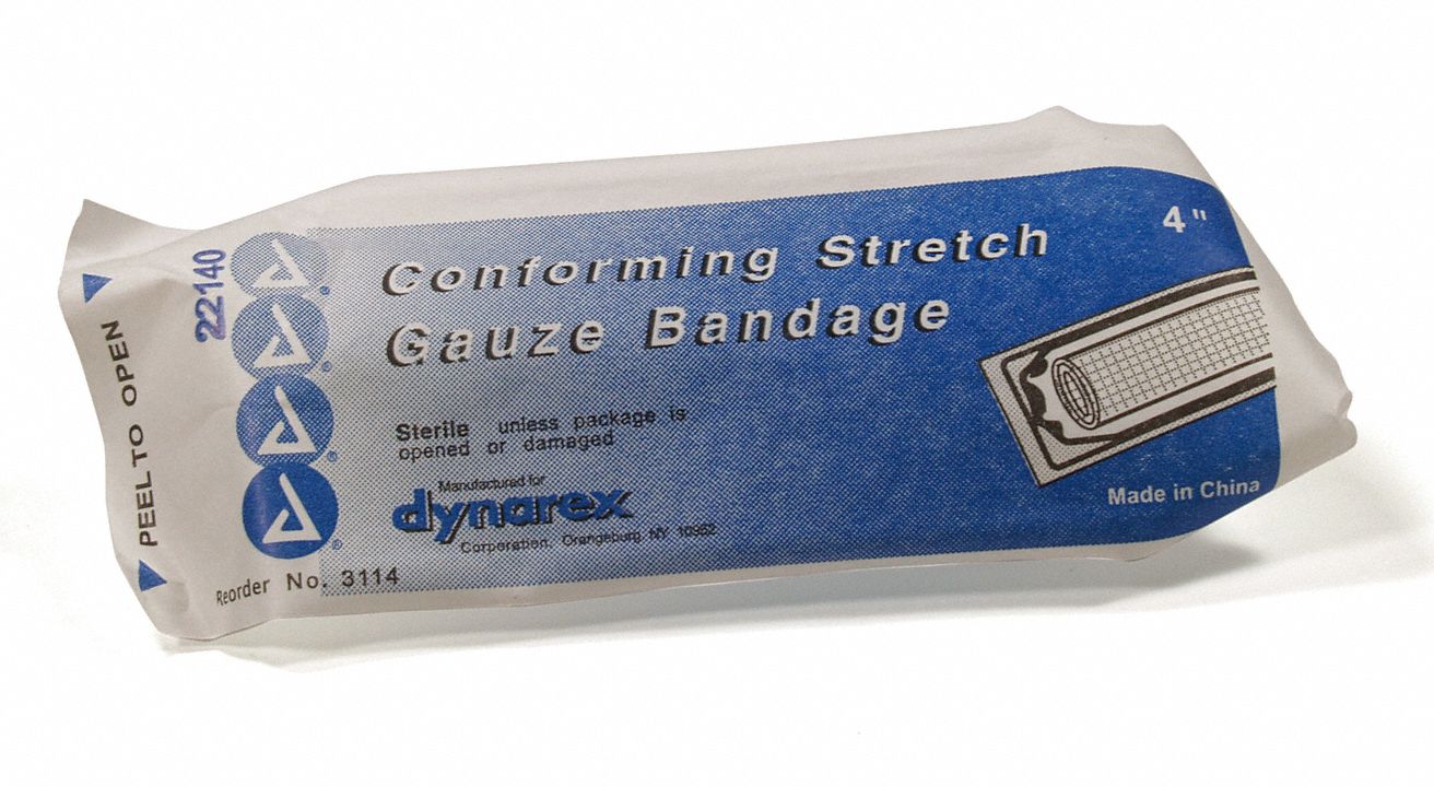 Sterile Gauze, Roll, 4 In x 4.1 Yds