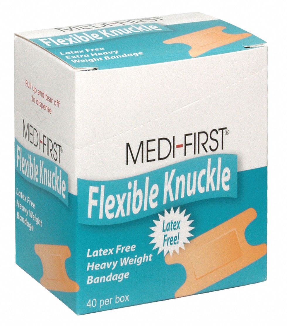 Adhesive Bandages, Knuckle, PK 40
