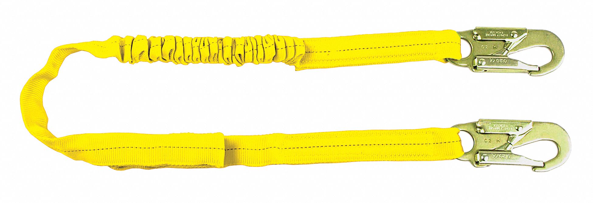 Lanyard, 1 Leg, Polyester, Yellow
