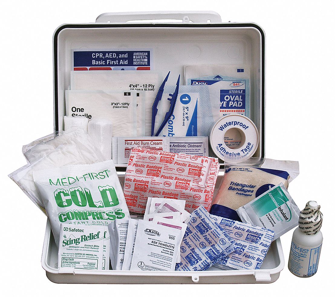 First Aid Kit, People Srvd 25, Pl Case