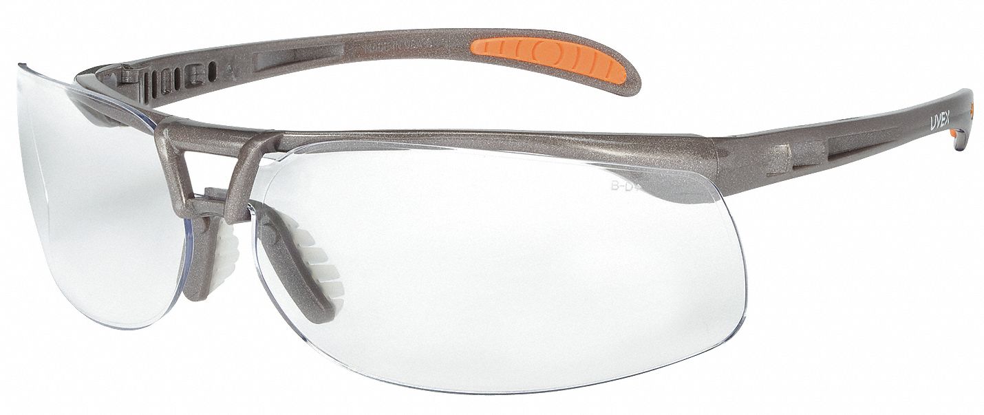 Safety Glasses, Clear, Scratch-Resistant