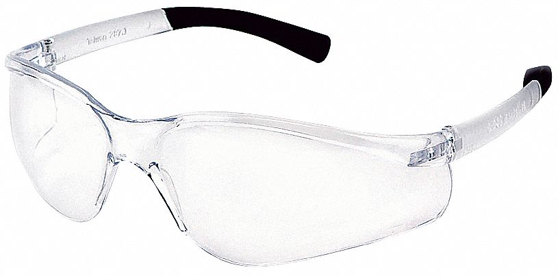 Safety Glasses, Clear, Scratch-Resistant