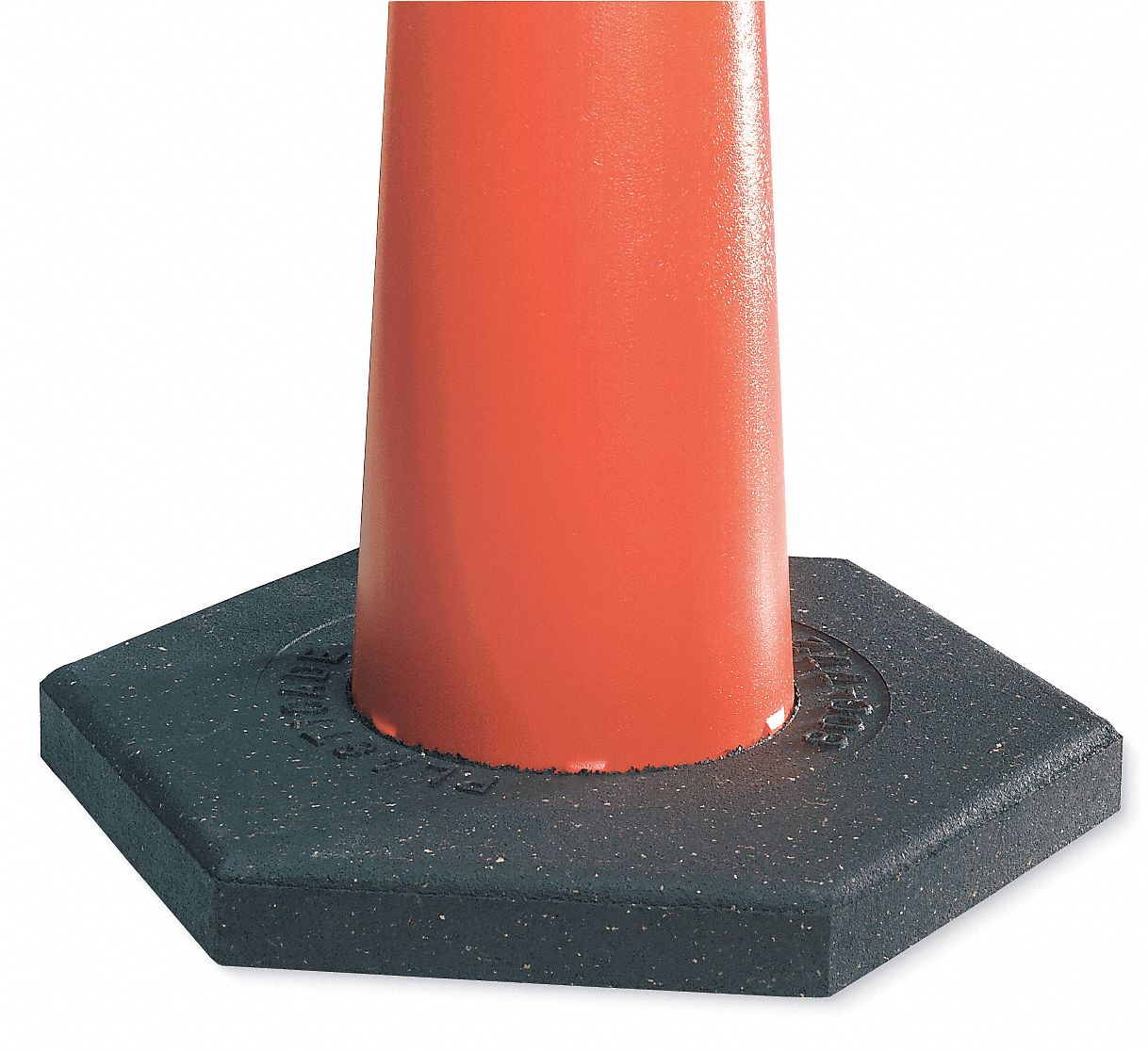 Traffic Cone Base Weight, Black, 15 In L