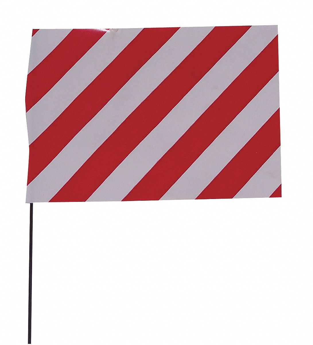 Marking Flag, Red/White, Vinyl, PK100