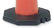 Fillable Traffic Cone Base, Black, 16-1/2L