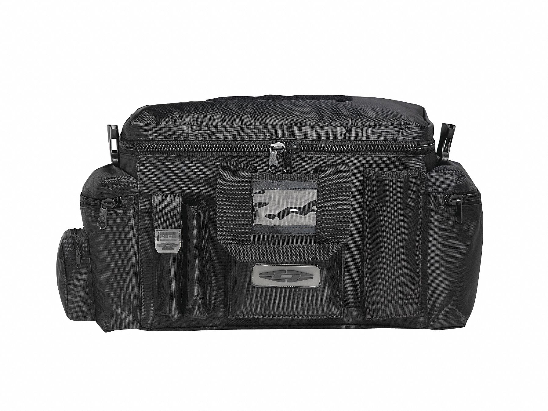 Tactical Duty Bag, Blk, Nylon, 9x24x12 In