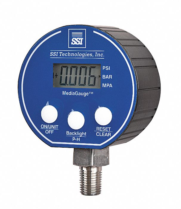 Digital Pressure Gauge, 5 PSI MG1-9V