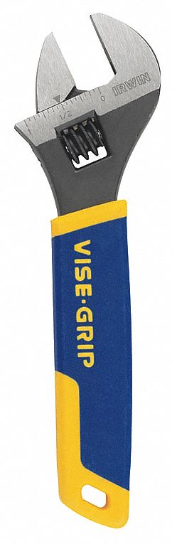 Adjustable Wrench, 6 in., Chrome, Cushion