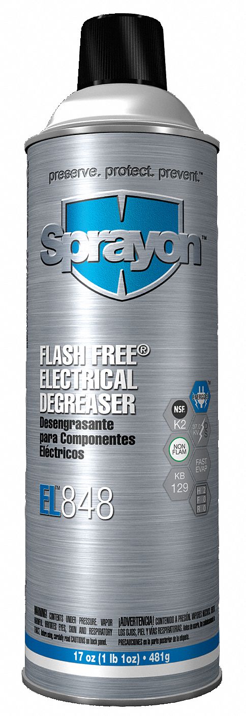 Electrical Degreaser, Size 20 oz., 17 oz.