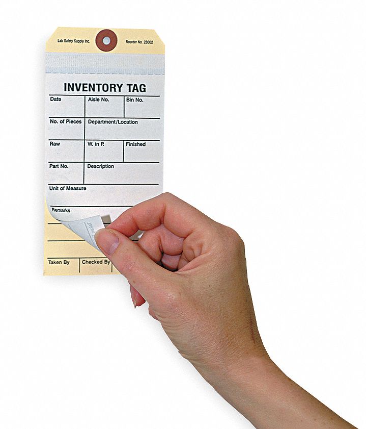 Inspection Tag, Cardstock, Scrap, PK100