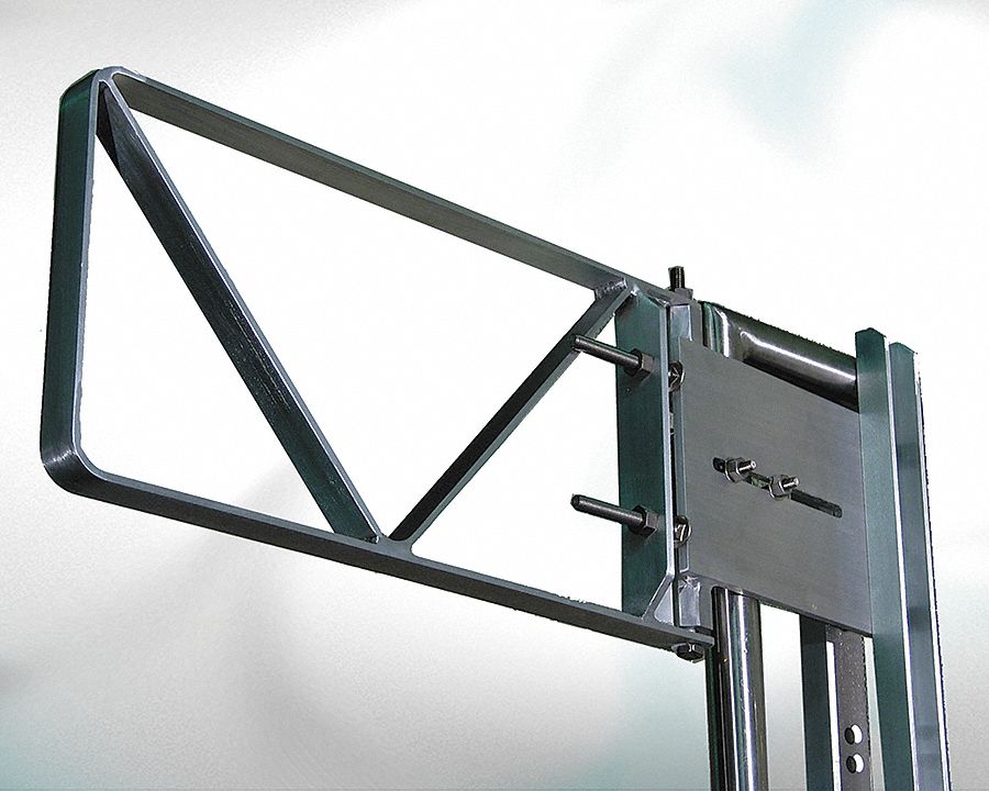 Adj Safety Gate, Aluminum, 37-39 1/2 In
