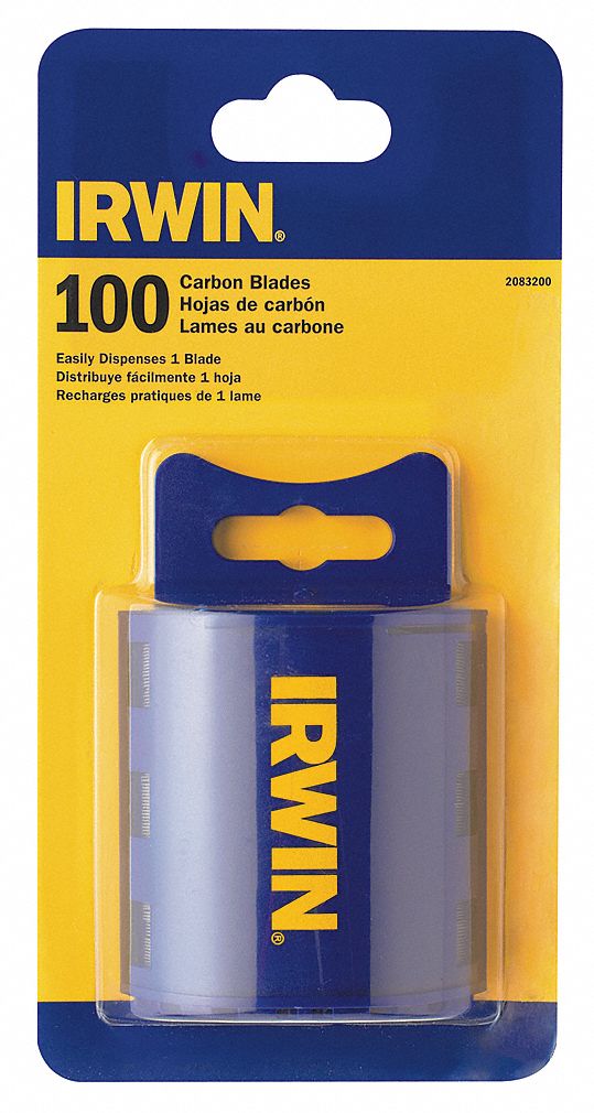 Utility Knife Blade, Standard, PK 100