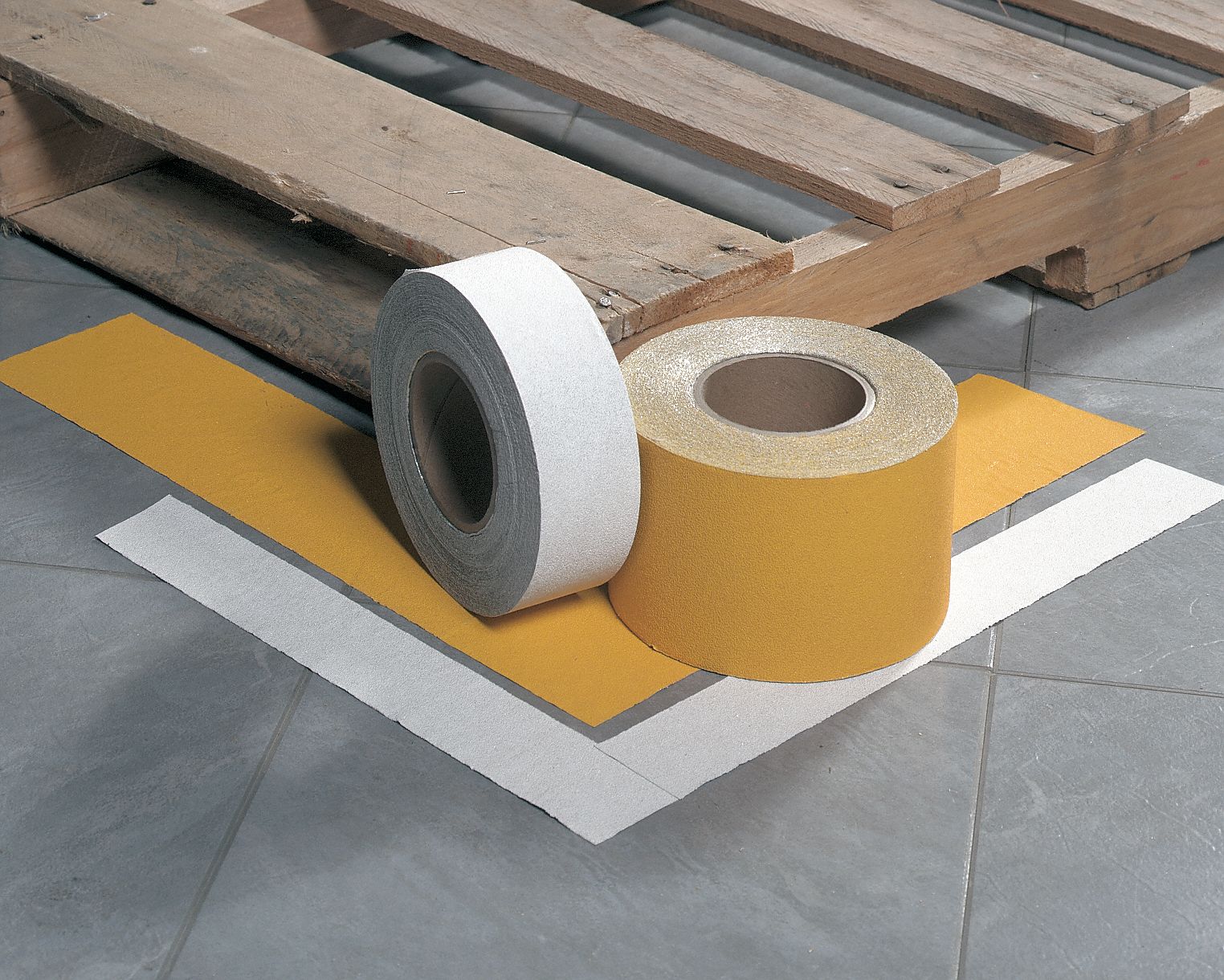 Pavement Marking Tape, White, 2-Way, 150 ft