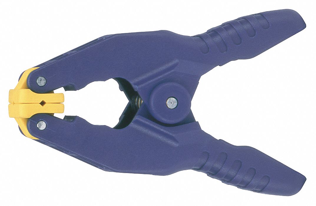 Spring Clamp, 1 In, Plastic Resin